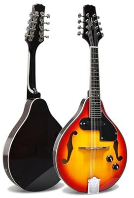 Mandolin Instrument Kit Electric Mandolin Spruce 8 Strings Highgloss Hollow F Sound Hole Sunburst Mandocello Instrument Mandolina