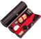 Kit d'entretien de cirage pour chaussures - Kit de cirage de chaussures | Kit de nettoyage de voyage avec brillance de nettoyage, brosse à chaussures, chausse-pied, chiffon de cirage, éponge de cirage