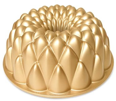 Nordic Ware Kaleidoskop-Gugelhupffel, 10 Tassen, goldfarben