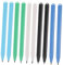 Angoily 10stücke LCD Zeichenbrett Stylus Pen Für Touchscreen Tablets Druckempfindlicher Kabelloser Eingabestift Für Zeichnen Und Schreiben Blau Grün Weiß Hellblau Und Schwarz