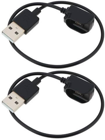 EMSea 2 Stück USB-Headset-Ersatz-Ladekabel Ladeadapter Kompatibel mit Plantronics Voyager Legend Headset Schwarz (27 cm) 5 V/1 A