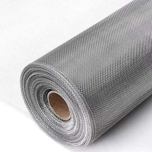 EPANO LXXW Rete Metallica Rotolo for zanzariera, schermi Fatti in casa in Filo Intrecciato in Acciaio Inossidabile 304 for Uso Domestico Rete per finestre(1x5m)