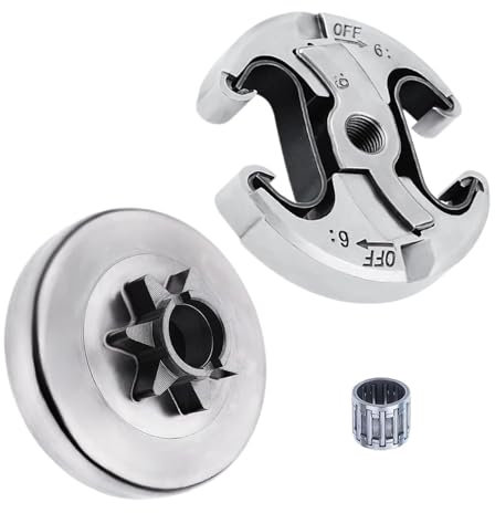 NKCVEZBW Compatible With .325 7T Clutch Drum Bearing Kit Compatible With Husqvarna 455 460 Rancher Chainsaw Replacement Parts Compatible With 537291702