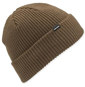 Volcom Herren Sweep Fleece Lined Knit Winter Hat with Roll Over Fit Beanie-Mütze