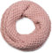 styleBREAKER Unisex Strick Loopschal grob gestrickt, Uni Schlauchschal, Winter Strickschal, Grobstrick Schal 01018157, Farbe:Altrose