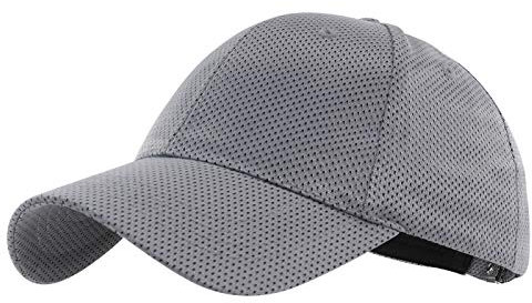 Gisdanchz Schirmmütze Herren Kappe Damen Laufkappe Running Cap Sport Hat Kappe Sonnenhut Damen Schirmmütze Mützen Trucker Caps Herren Cappy Männer Basecap Damen Cap Schwarz Laufmütze Grau