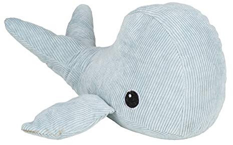 Posiwio dekorativer putziger Türstopper Türhalter als Wal mintfarbig