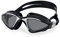 SEAC Lynx - Gafas de natación, ideales para la piscina y el mar, unisex, para adultos, negro/blanco LF, estándar