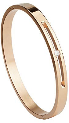 MILAKOO Ovale Armbänder für Damen Edelstahl Armband Inspirierende Geschenke für Damen Freundschaftsschmuck