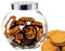 BigDean 3er Set 2 Liter Bonbonglas mit Schraubdeckel - Candy-Glas groß - Für Süßigkeiten, Kekse, Mehl-Aufbewahrung & Gewürze - Made in Germany - Spülmaschinenfest