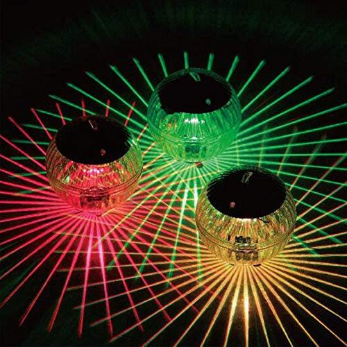 Solar Floating Pool Lights,7 Color Automatically Changes Solar Powered Colour Changing Light Up Ball Light,for Garden, Yard, Park, Tree(Colorful)