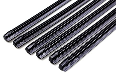 Tuokay, 24'' Auto Scheibenwischer, Spezial Gummistreifen für Bügelwischer, 2PCS * 600 mm * 8 mm Wischerblatt
