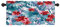 Batmerry Tropische Blätter, grüne Blätter, hawaiianische tropische Foto-Fenstervorhänge, Volant für Küche, Wohnzimmer, Esszimmer, Bauernhaus, 130 x 45,7 cm