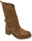 STILL Stivale Stivaletto Traforato Tacco Basso Comodo Moda Nero 40 Beige Camel