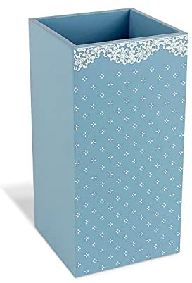 Nada Home Porte-couverts vertical en bois nuage de tissu shabby chic Camilla fleurs 5278