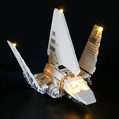 GEAMENT LED Licht-Set Kompatibel mit Lego Imperial Shuttle - Beleuchtungsset für Star Wars 75302 Baumodell (Modell-Set Nicht enthalten)