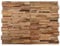 VidaXL Panneaux de revêtement mural 10 pcs 1,03m² Bois de teck recyclé
