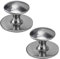 2 pièces Tirer de porte de grange Acier inoxydable poignée de porte coulissante auto-adhésif Bouton dissimulée Poignet pour placards d'armoire,porte en verre autocollant (E)