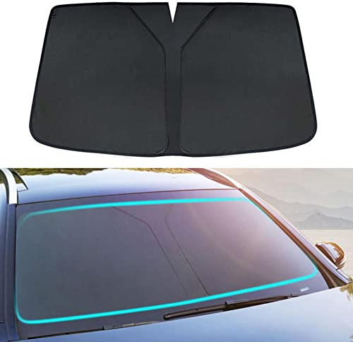 Apto para Toyota RAV4 XA50 2018-2023, Parasol para Parabrisas de Coche, Parasol Negro Plegable para Ventana Delantera de Coche, fácil de Usar