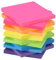 ZCZN 720pcs Haftnotizen 76 x 76 mm, 12 Blöcke Klebezettel bunt, 6 Neonfarben Sticky Notes 60 Blatt pro Block für Schule, Zuhause, Büro