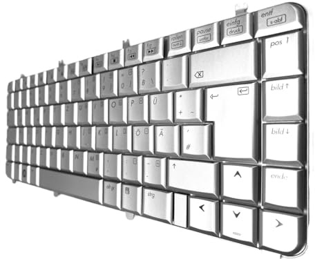 T-ProTek DEUTSCHE - Tastatur Keyboard/Silber kompatibel für HP Pavilion dv5-1199el