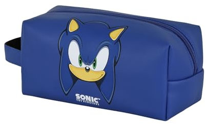 Karactermania Sega-Sonic Sight-Trousse de Toilette de Voyage Brick Plus, Bleu
