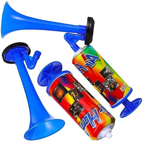 Kisangel 2 STK Blashorn-megafon Sicherheitslufthupe Partylufthörner Party-lufthorn Warnhupe Spieljubel-Requisiten Jubel Requisiten Horn Sicherheitshupenalarm Hand Drücken Handhaben