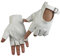 Long Keeper Fingerlose Lederhandschuhe Damen Ungefüttert Fahrhandschuhe Halbfinger Frauen Handschuhe Leder Punk Costume für Fahren Cosplay, Einheitsgröße
