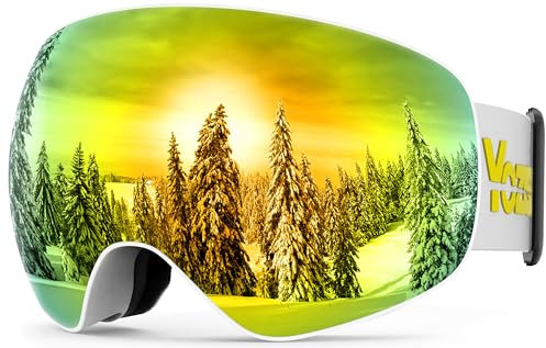 YOZISS Unisex Skibrille für Herren und Damen Jungen,OTG Snowboardbrille UV400 Schutz Skibrille für Brillenträger,Anti Beschlag Schneebrille für Skifahren Snowboarden