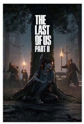 The Last of Us Teil II Poster (3) Leinwand Poster Wandkunst Dekor Druck Bild Gemälde für Wohnzimmer Schlafzimmer Dekoration ungerahmt 50 x 75 cm