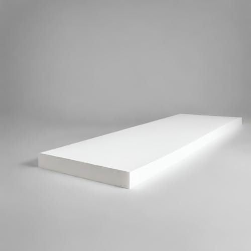 TENDAGGIMANIA Mousse de Rembourrage Haute Densité 18-25-30 – Plaque Mousse 200 x 100 cm – Épaisseur 1 – 10 cm – Pour assise canapé, coussin, matelas, dossier, bricolage (densité 18-épaisseur 3)