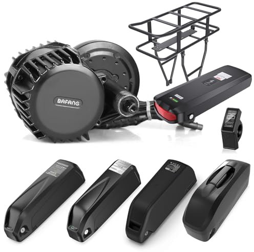 Bafang 1000W 48V 120MM Mittelmotor BBS-HD G320 Elektrofahrrad Umbausatz Ebike Umbaukit mit DM03 Display, 20Ah VoltzX Akku