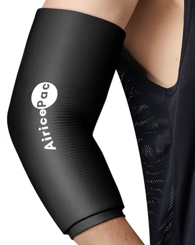 AiricePac Ellenbogen-Eisbeutel für Sehnenscheidenentzündung und Eisbeutel für Tennisarm und Golfer, Arm-Eisbeutel für Verletzungen, wiederverwendbare Kältekompression für Schmerzlinderung