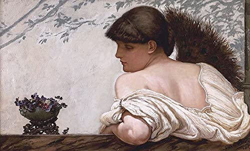 TVLAR Berühmte Gemälde Leinwand Plakat Vintage Leinwanddruck L'oriente Elihu Vedder für Wohnzimmerdekoration 60x90cm