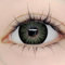 Circle Lenses blau Kontaktlinsen + Behälter I 14.5mm 1 Paar (2 Stück), weiche Linsen, natürlicher Effekt, farbige Monatslinsen ohne Stärke