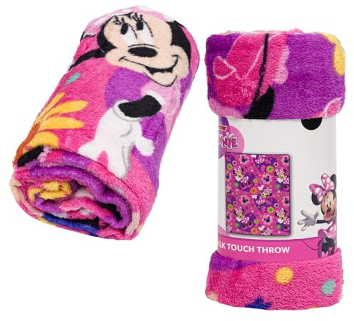 Northwest Disney Minnie Mouse Silk Throw Blanket 40 x 50