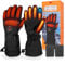 MUTOUHE Heated Gloves, 6000mAh Electric Rechargeable Heated Gloves for Men Women with 3 Levels Heat & Last 6 Hours, Winter Touchscreen Waterproof Gloves for Outdoor Sports - MotorCycling, Cycling
