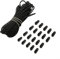 Rollokette und Verbinder-Kit Kettenverbinder Rollo-Perlen-Verbinder Rollo-Kugelkette Schnurverbinder Clips (Set)