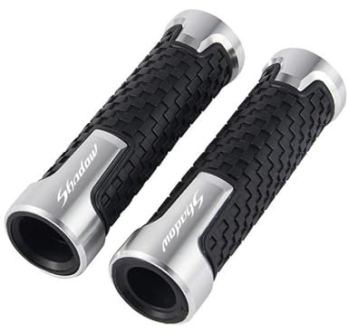 Per H&ONDA Shadow VT 400 600 750 1100 VT400 VT600 1300 7/8 '' 22mm Estremità Manubrio Manubrio Per Motociclette(Silver)