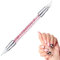 Pennello per unghie in silicone | Pennello per intaglio in gel | Pennello per modellare | Penna per intaglio manicure | Penna per scultura | Strumento per unghie | Doppia testa strumento