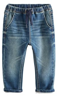 NEXT Jungen Superweiche Jeans mit Stretch zum Hineinschlüpfen Vintage Wash 110-116