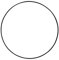 Rayher 2505201 Metallring, schwarz beschichtet, 20 cm ø, Stärke ca. 3 mm, Drahtring zum Basteln, für Wickeltechnik, Traumfänger Ring, Makramee Ring, Floristik