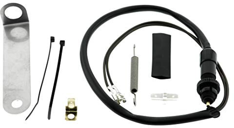 Ost2rad Umrüstset Bremslichtschalter Hinterradbremse für SIMSON S50 S51 S70, Zugfeder, Schwarz, Scharnierhebel, Manuell, 1 Stück