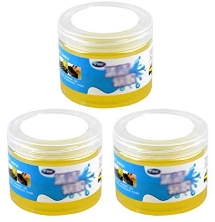 LIOOBO 3pcs Keyboard Cleaner Universal Cleaning Gel jelly Electronics Clean Putty Home Office Remove Dust Dirt for Computer Laptop Air Vent Fan (Random Color)