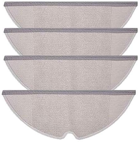 Carkio Mikrofaser-Wischtuch für Xiaomi Mi Mijia Roborock E35 E25 E20 S50 S6 S51 Zubehör (4 Stück)