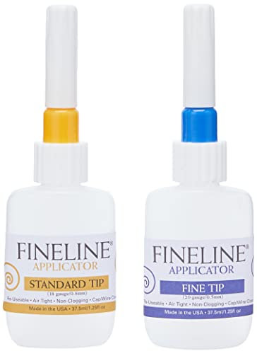 FINELINE APPLICATORS 2/PKG, 1.25oz, One Size