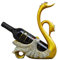 Fantes Swan Wine Holder Bottle Rack Counter Top Storage Stand for Wedding Party Home Decor (Gold Swan)
