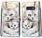 Mo-Somnus Coque pour Samsung Galaxy S10E, Etui en Cuir PU Portefeuille Housse Coque avec 360 Degrés Silicone Antichoc Protection Cover Cuir Pochette Magnétique und Flip Béquille (Chats 2)