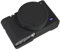 Camera Case Bag Soft Silicone Black Shockproof Armor Skin Body Cover Protector for Sony Cyber-shot DSC-RX100 VII camera