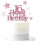 Glittery 16th Happy Birthday Cake Topper with Star,16 Birthday Cake Toppers Party Decorations Party Supplies for Girls Rose Gold